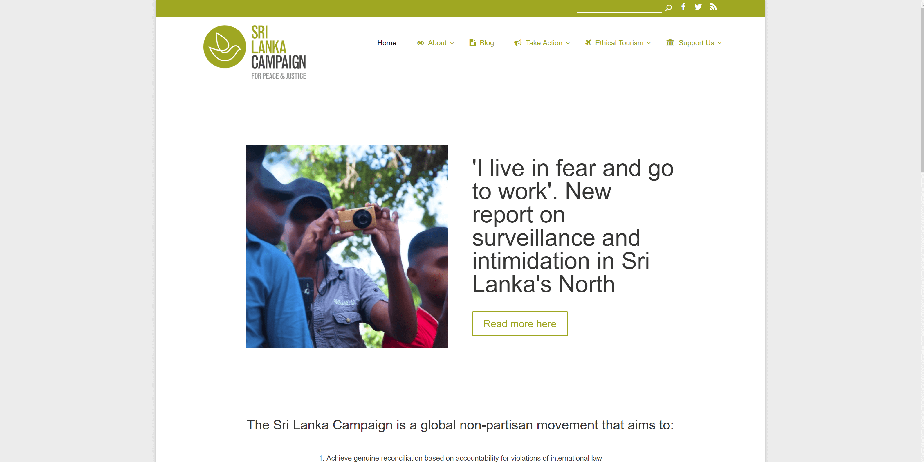 Sri Lanka Campaign Charity